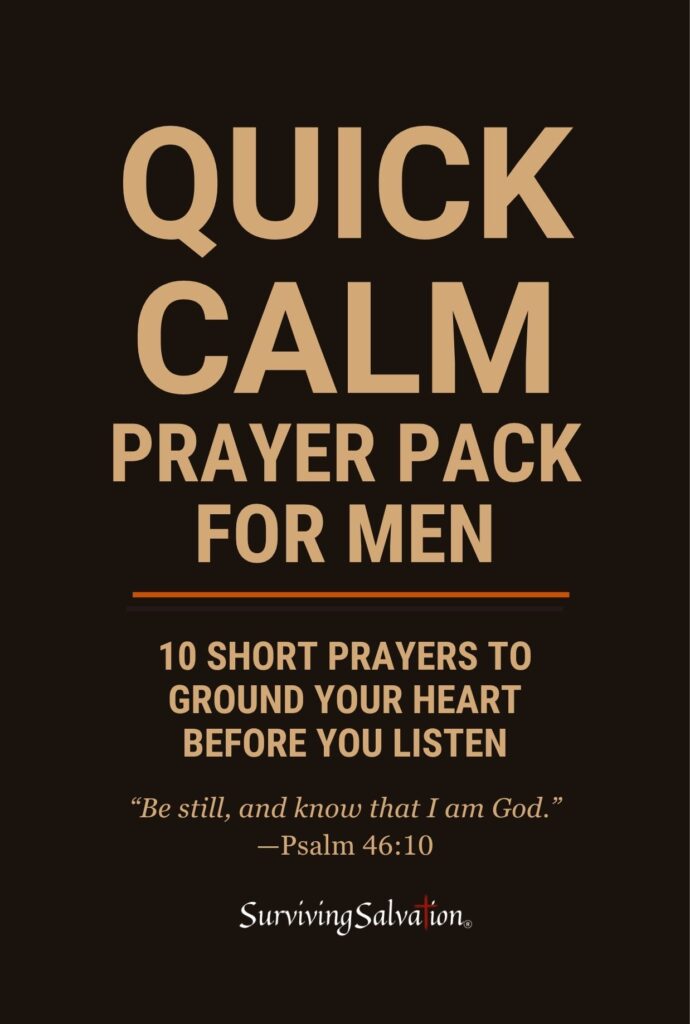 Quick Calm Prayer Pack for Men